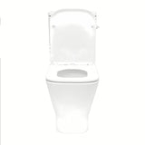 Bílé WC kombi SAT B-Way s vírovým splachováním, nádržkou a sedátkem se SoftClose