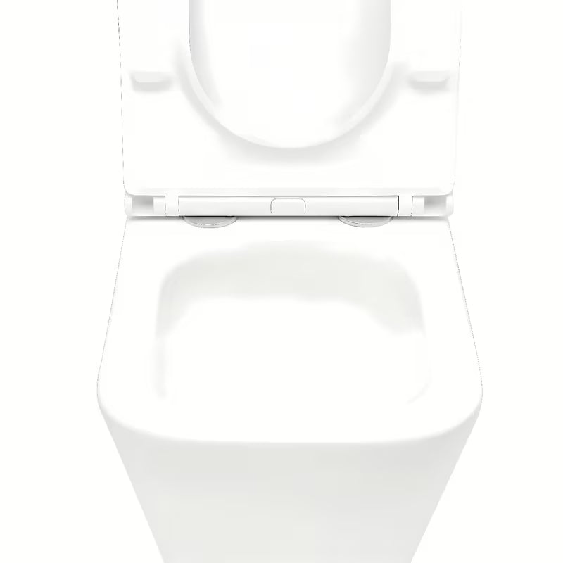 Bílé WC kombi SAT B-Way s vírovým splachováním, nádržkou a sedátkem se SoftClose