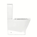 Bílé WC kombi SAT B-Way s vírovým splachováním, nádržkou a sedátkem se SoftClose