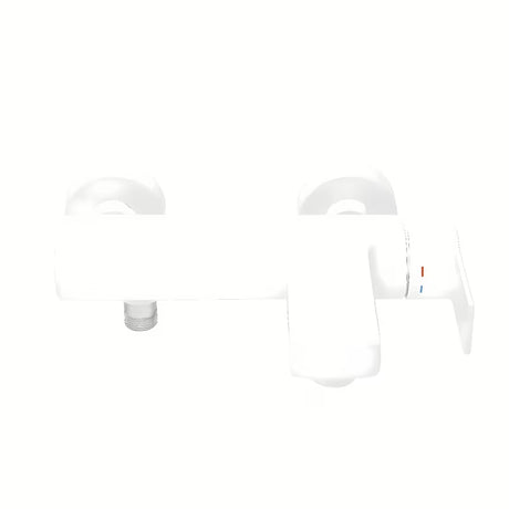 Páková vanová baterie SAT B-Way v matně bílé barvě pro nástěnnou montáž