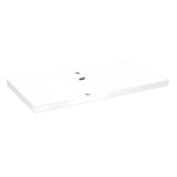 Bílé keramické nábytkové umyvadlo SAT B-Way 100,5x46,3 cm s otvorem pro baterii uprostřed