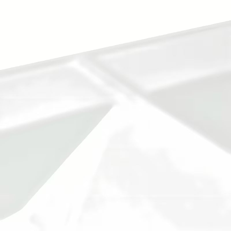 Bílé keramické nábytkové dvojumyvadlo SAT B-Way se dvěma otvory pro baterie a přepadem