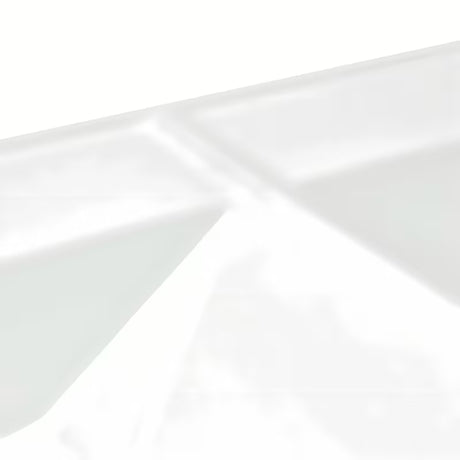 Bílé keramické nábytkové dvojumyvadlo SAT B-Way se dvěma otvory pro baterie a přepadem