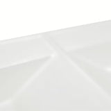 Nábytkové dvojumyvadlo SAT B-Way 121x46 cm v bílé matné barvě s dvěma otvory pro baterii