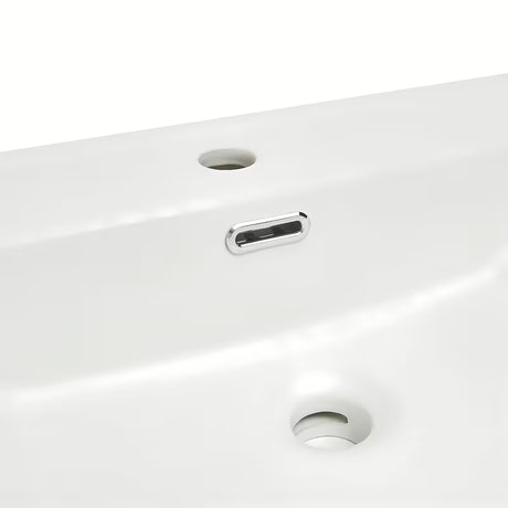 Nábytkové dvojumyvadlo SAT B-Way 121x46 cm v bílé matné barvě s dvěma otvory pro baterii