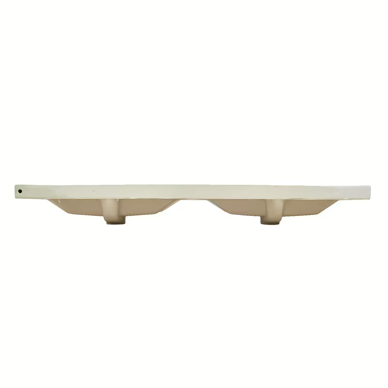 Nábytkové dvojumyvadlo SAT B-Way 121x46 cm v bílé matné barvě s dvěma otvory pro baterii