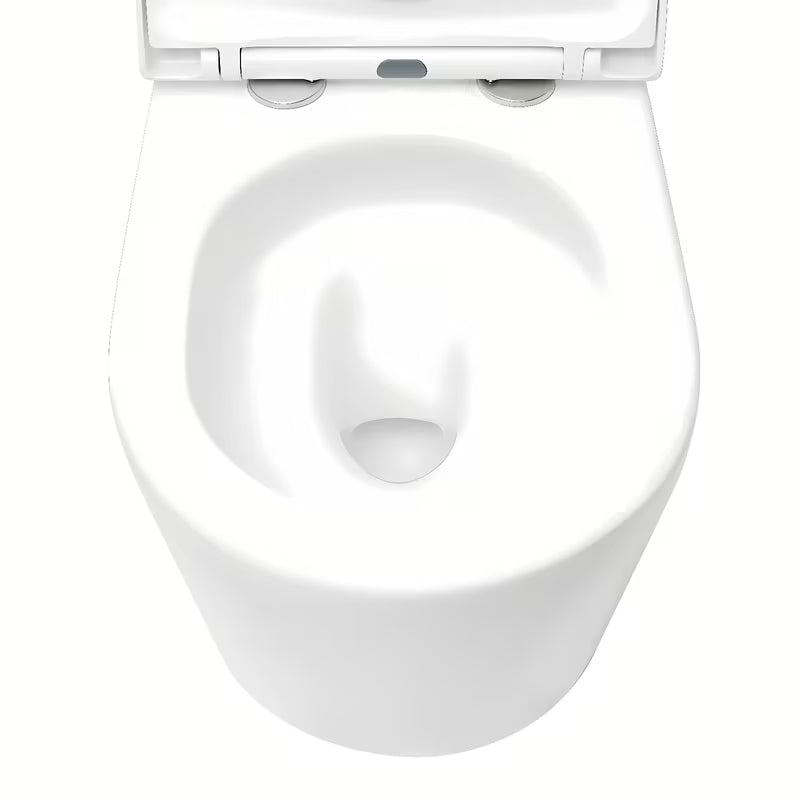 Závěsné WC SAT Brevis v bílé barvě se sedátkem SoftClose a skrytým uchycením.