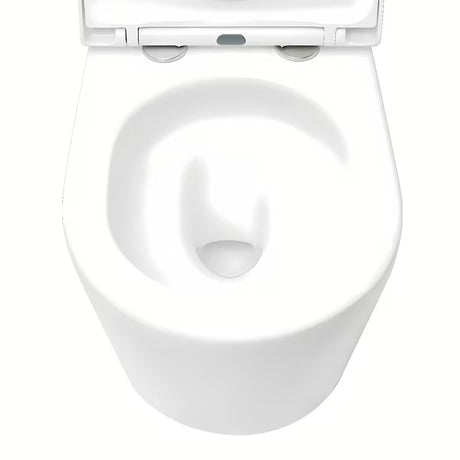 Závěsné WC SAT Brevis v bílé barvě se sedátkem SoftClose a skrytým uchycením.