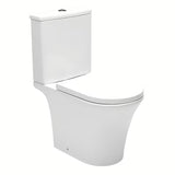 Bílé volně stojící WC kombi SAT Brevis s nádržkou, prkénkem SoftClose a duálním splachováním