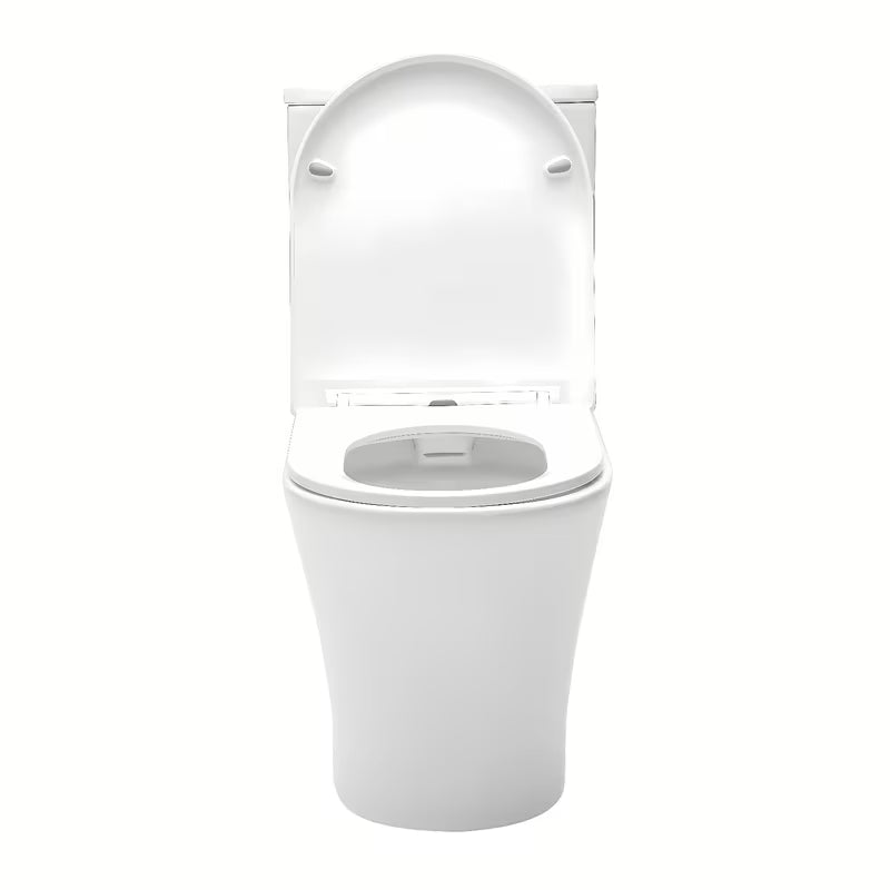 Bílé volně stojící WC kombi SAT Brevis s nádržkou, prkénkem SoftClose a duálním splachováním