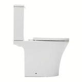 Bílé volně stojící WC kombi SAT Brevis s nádržkou, prkénkem SoftClose a duálním splachováním