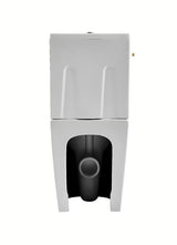 Bílé volně stojící WC kombi SAT Brevis s nádržkou, sedátkem SoftClose a vario odpadem