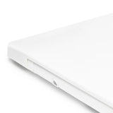 Bílé WC sedátko SAT Brevis se SoftClose a EasyLock pro snadné sejmutí a čištění.