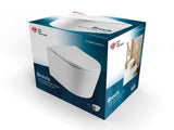 Viseči WC set SAT Brevis s podometnim splakovalnikom Grohe Rapid SL in sedežem s mehko Zapiranje Soft Close ter EasyLock