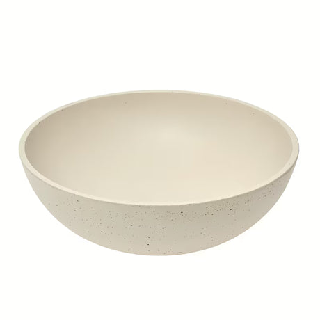 Pískové betonové umyvadlo na desku SAT Cemento 42x42 cm s tenkými stěnami