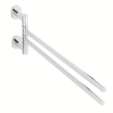 SAT Cube Way nástěnný držák ručníků a osušek se dvěma sklopnými rameny v provedení chrome.