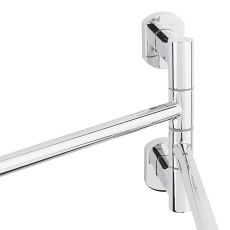 SAT Cube Way nástěnný držák ručníků a osušek se dvěma sklopnými rameny v provedení chrome.