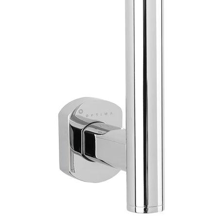 Chromový nástěnný držák toaletního papíru SAT Cube Way v moderním oblém designu.