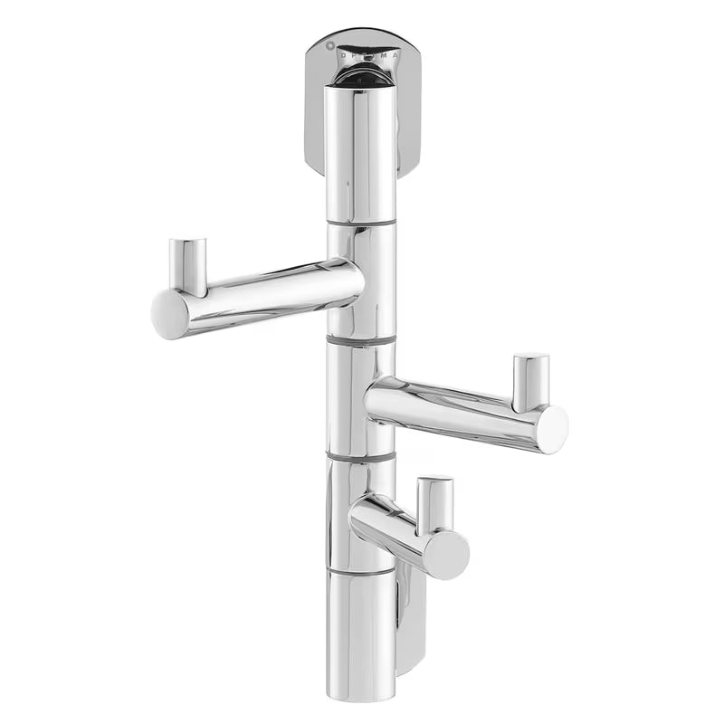 Multifunkční trojháček SAT Spirit/Cube Way v provedení chrome pro zavěšení ručníků a županů.