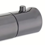 Termostatická nástěnná vanová baterie SAT Dark v matném provedení PVD gun metal bez sprchového setu.