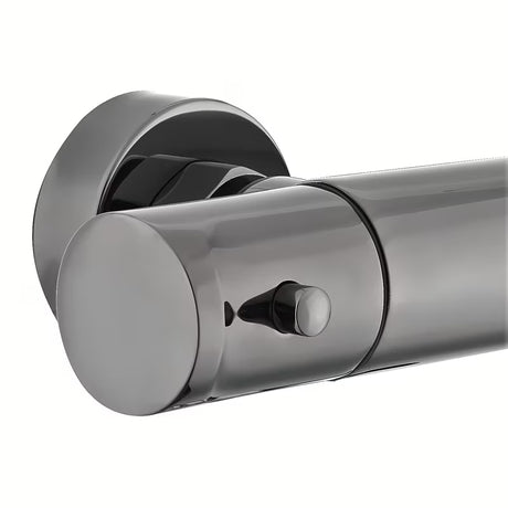 Termostatická nástěnná sprchová baterie SAT Dark v povrchové úpravě PVD gun metal bez sprchového setu.