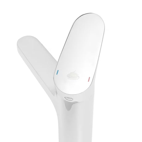 Chromová umyvadlová páková baterie SAT Dark bez výpusti