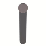 Vysoká umyvadlová baterie SAT Dark v povrchové úpravě PVD Gun Metal s pákovým ovládáním bez výpusti.