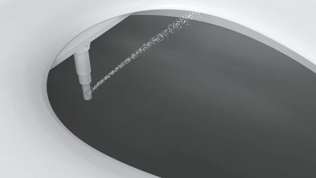 Bílé bidetovací podsedátko SAT Easybidet pro instalaci pod WC sedátko bez připojení k elektřině.