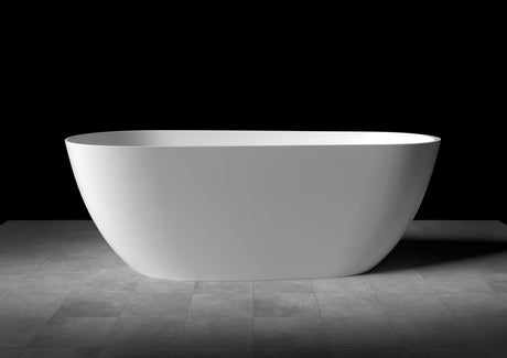 Volně stojící vana SAT Elysia z litého mramoru s možností levé i pravé orientace, rozměr 1700x700 mm.