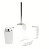 Bílá keramická WC štětka SAT Evolution ve volně stojícím provedení pro moderní koupelnu.