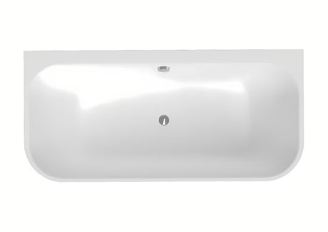 Volně stojící vana ke stěně SAT Evolution 170 x 80 cm z akrylátu
