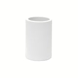Bílá koupelnová dóza SAT Feel v jednoduchém elegantním designu.