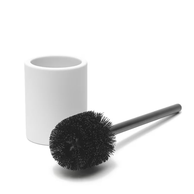 Bílá keramická WC štětka SAT Feel ve volně stojícím provedení