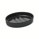 Keramická mýdlenka SAT Feel v matné černé barvě s minimalistickým designem