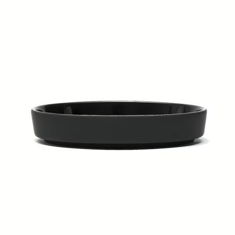 Keramická mýdlenka SAT Feel v matné černé barvě s minimalistickým designem
