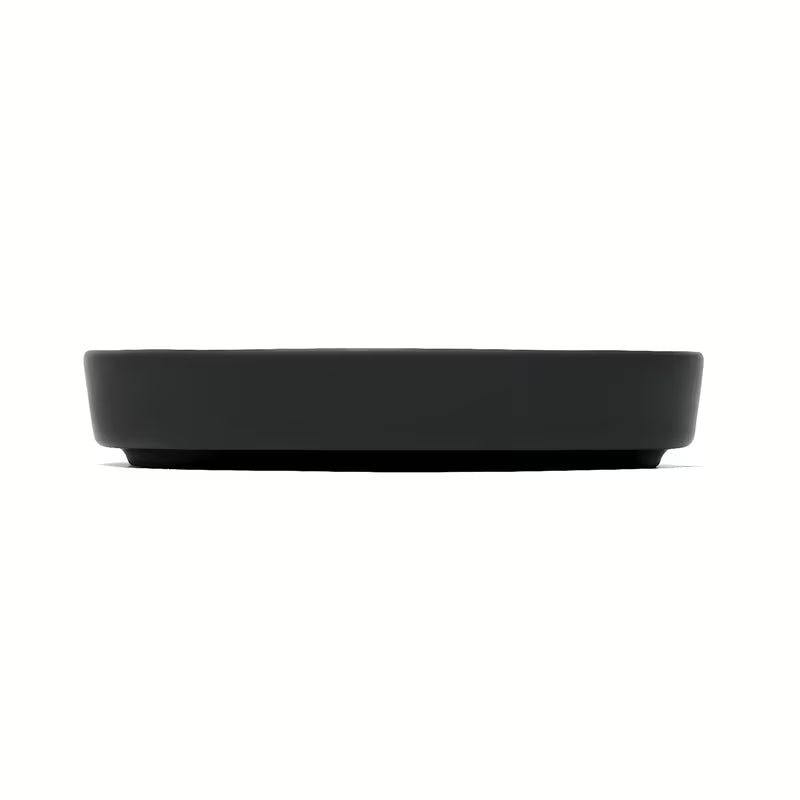 Keramická mýdlenka SAT Feel v matné černé barvě s minimalistickým designem