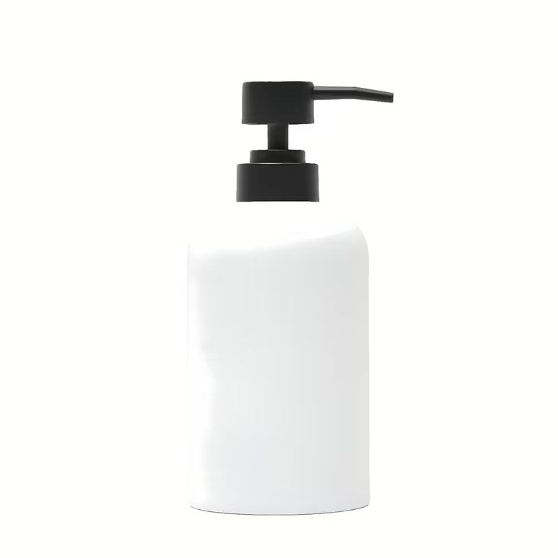 Bílý dávkovač mýdla SAT Feel s moderním designem do koupelny
