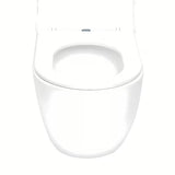 Bílé závěsné WC SAT Fusion s vírovým splachováním a sedátkem SoftClose.