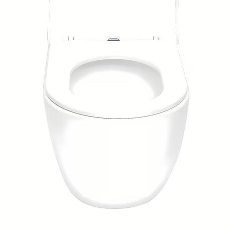 Bílé závěsné WC SAT Fusion s vírovým splachováním a sedátkem SoftClose.
