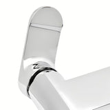 Chromová nástěnná vanová baterie SAT Fusion s pákovým ovládáním a tlakovým přepínačem