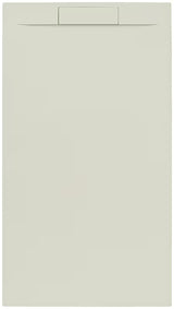 Obdélníková sprchová vanička SAT Fusion 100 x 80 cm z litého mramoru v barvě beige