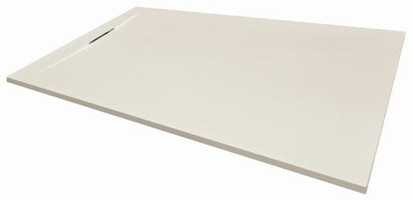 Obdélníková sprchová vanička SAT Fusion 140 x 90 cm z litého mramoru v barvě beige