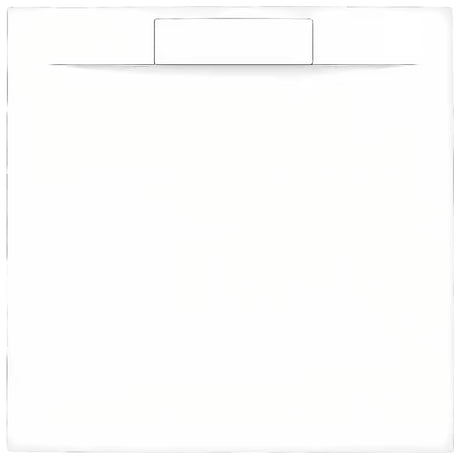 Čtvercová sprchová vanička SAT Fusion 90x90 cm z litého mramoru v barvě blanco
