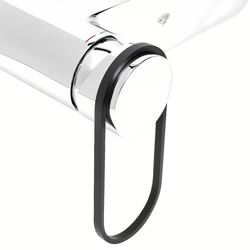 Náhradní ovládací páka SAT Fusion v provedení chrom a černá pro moderní vzhled koupelnové baterie.