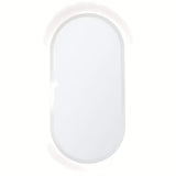 Oválné LED zrcadlo SAT Fusion 54x94 cm s prosvíceným transparentním rámem a senzorovým ovládáním