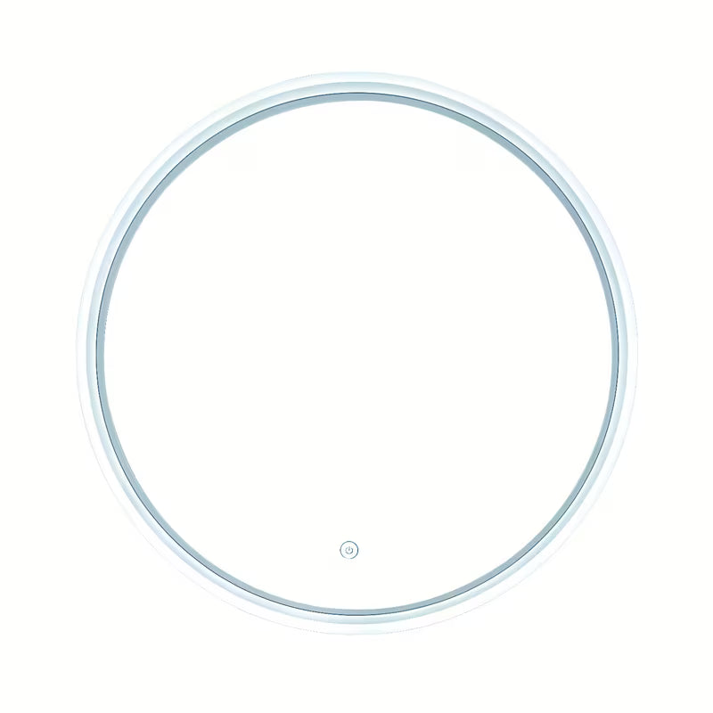 Kulaté Led zrcadlo SAT Fusion 60 cm s prosvíceným transparentním rámem a senzorovým ovládáním