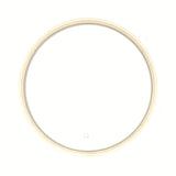Kulaté Led zrcadlo SAT Fusion 60 cm s prosvíceným transparentním rámem a senzorovým ovládáním