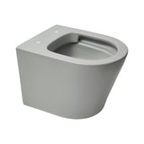 Závěsné WC SAT Infinitio v šedo-matném provedení se skrytým uchycením a sedátkem SoftClose.