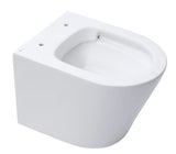 Závěsné WC SAT Infinitio v matné bílé barvě se skrytým uchycením a sedátkem SoftClose.