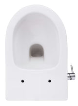Závěsné WC SAT Infinitio s integrovaným bidetem, bezokrajovým Rim-Ex a sedátkem SoftClose v bílé barvě